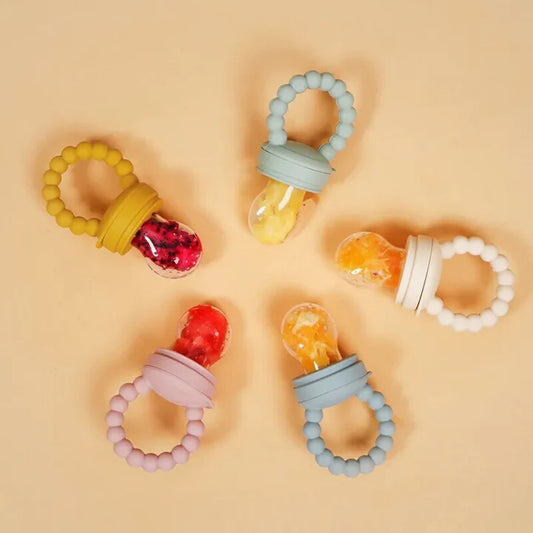 Fruit and vegetable pacifier and teether for baby